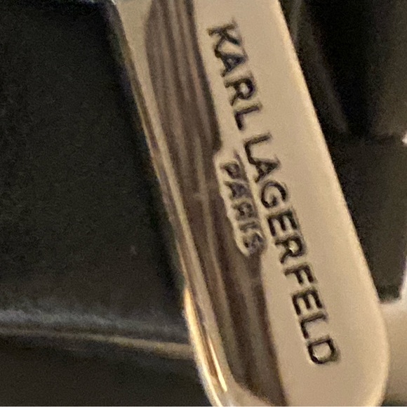 Karl Lagerfeld Black Satchel Bag - Picture 6 of 11